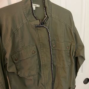 Army green lightweight jacket